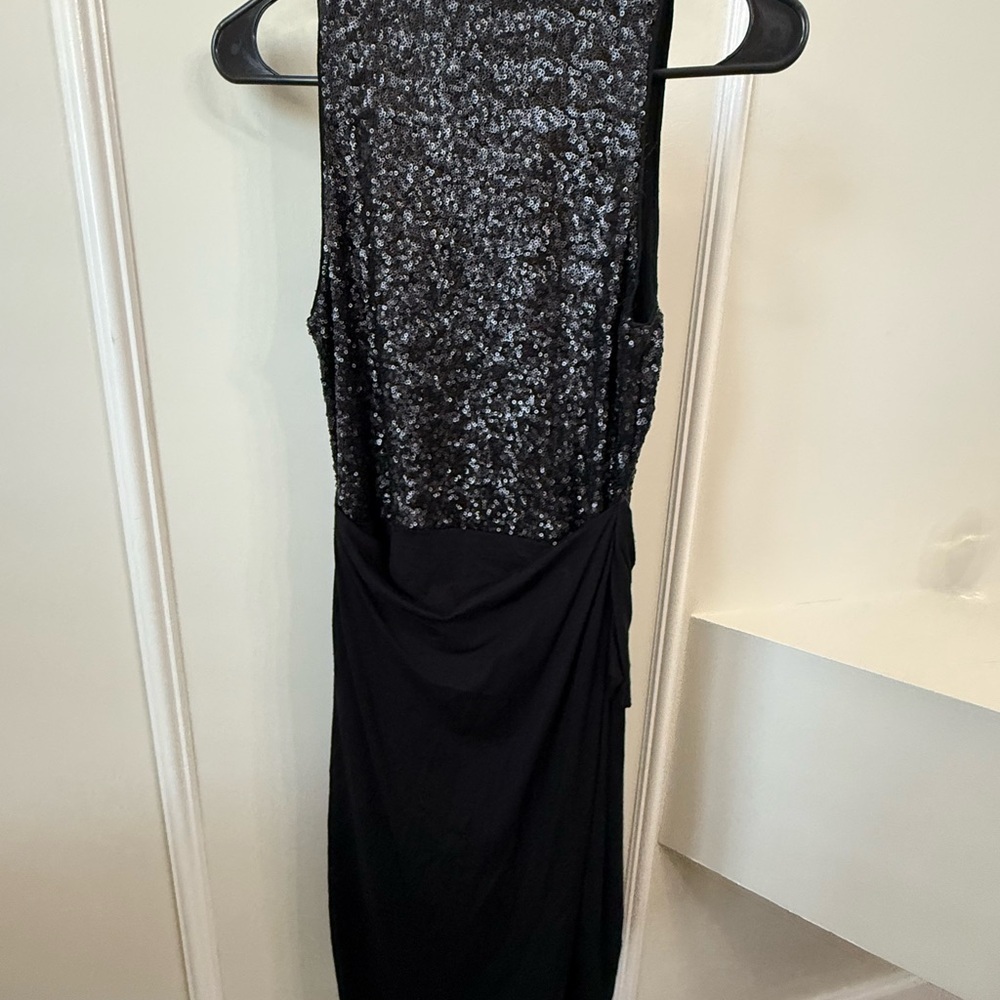 Bailey 44 Black Sequin Midi Dress - Picture 5 of 6